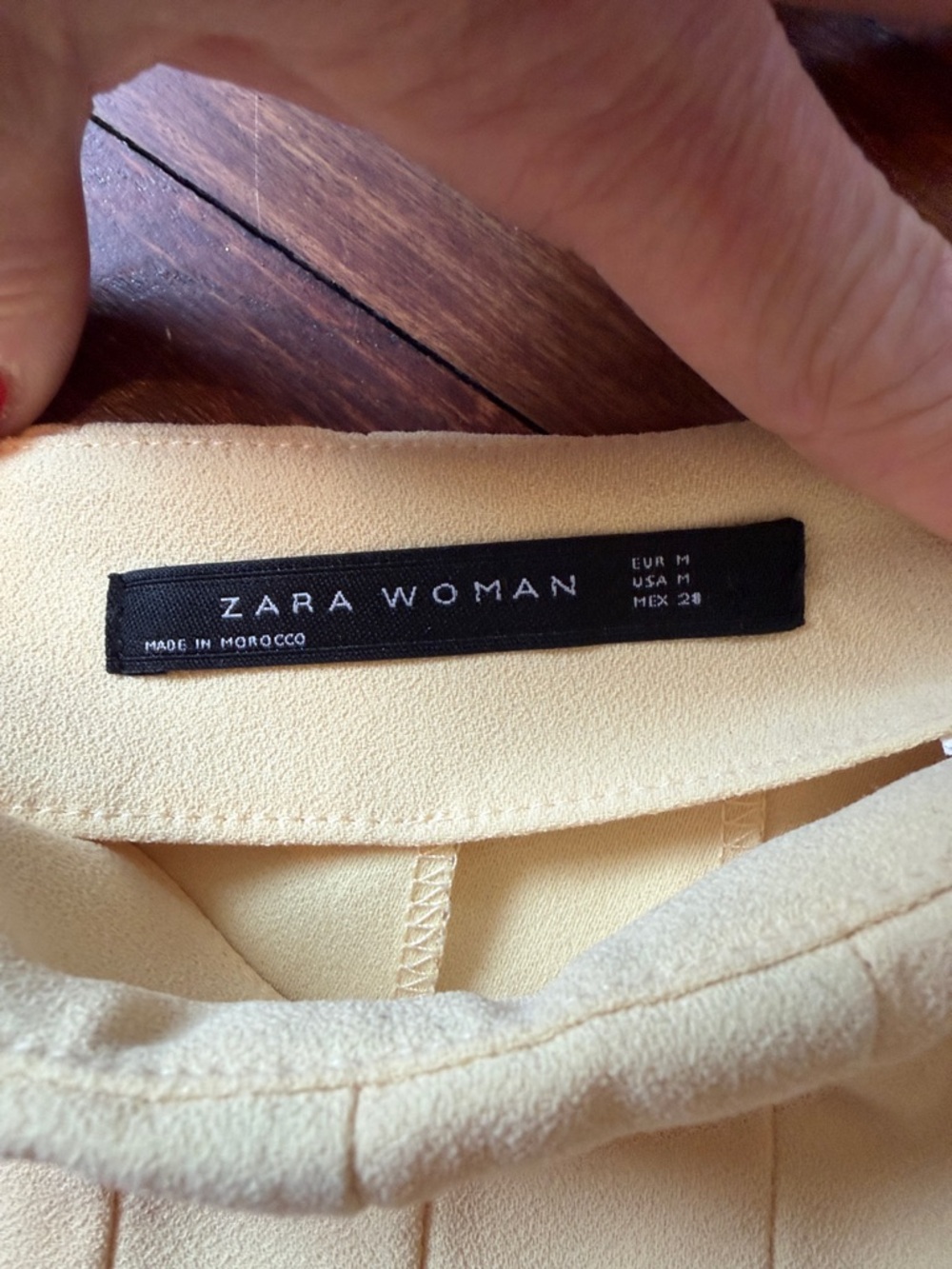 Zara Butter Yellow Box-Pleat Skater Mini Skirt - Picture 2 of 3
